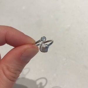 Alex and Ani adjustable 925 silver ring